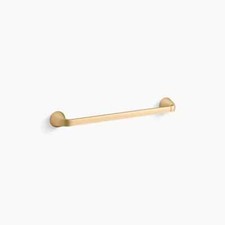 KOHLER Cursiva 18 in. Towel Bar Brushed Modern Brass R26687-2mb