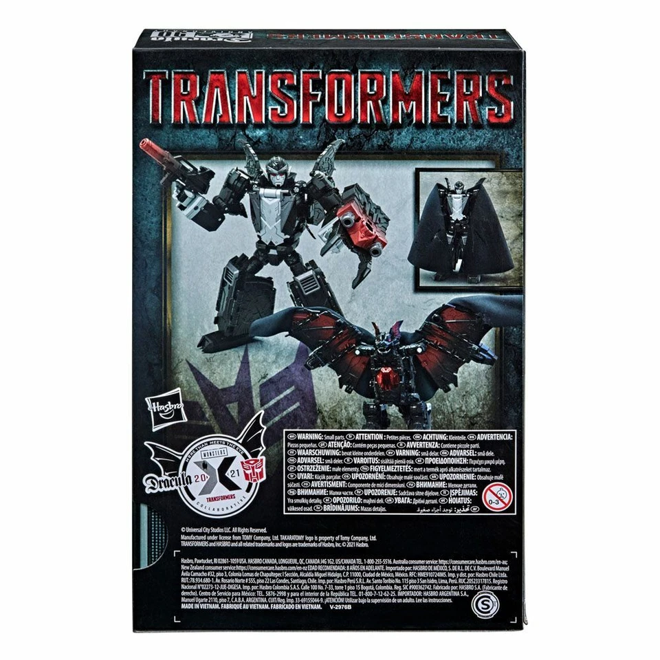 Draculus Universal Monsters Dracula x Transformers 14 cm Action Figur Hasbro - Bild 4 von 4