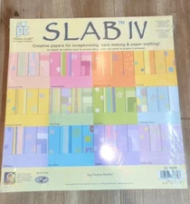 Provo Craft Scrapbooking 12 X 12 Designer Paper SLAB IV 180 Sheets Acid Free NEW