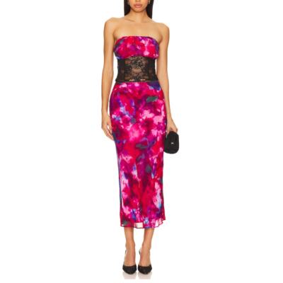 Lovers and Friends Phoenix Maxi Skirt Tube Top SET