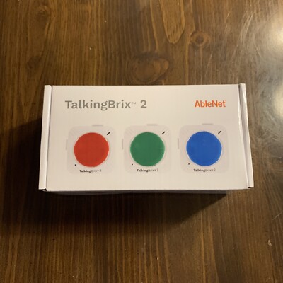 AbleNet Talking Brix 2 Brand New Sealed 3 Talking Brix Speech Device 