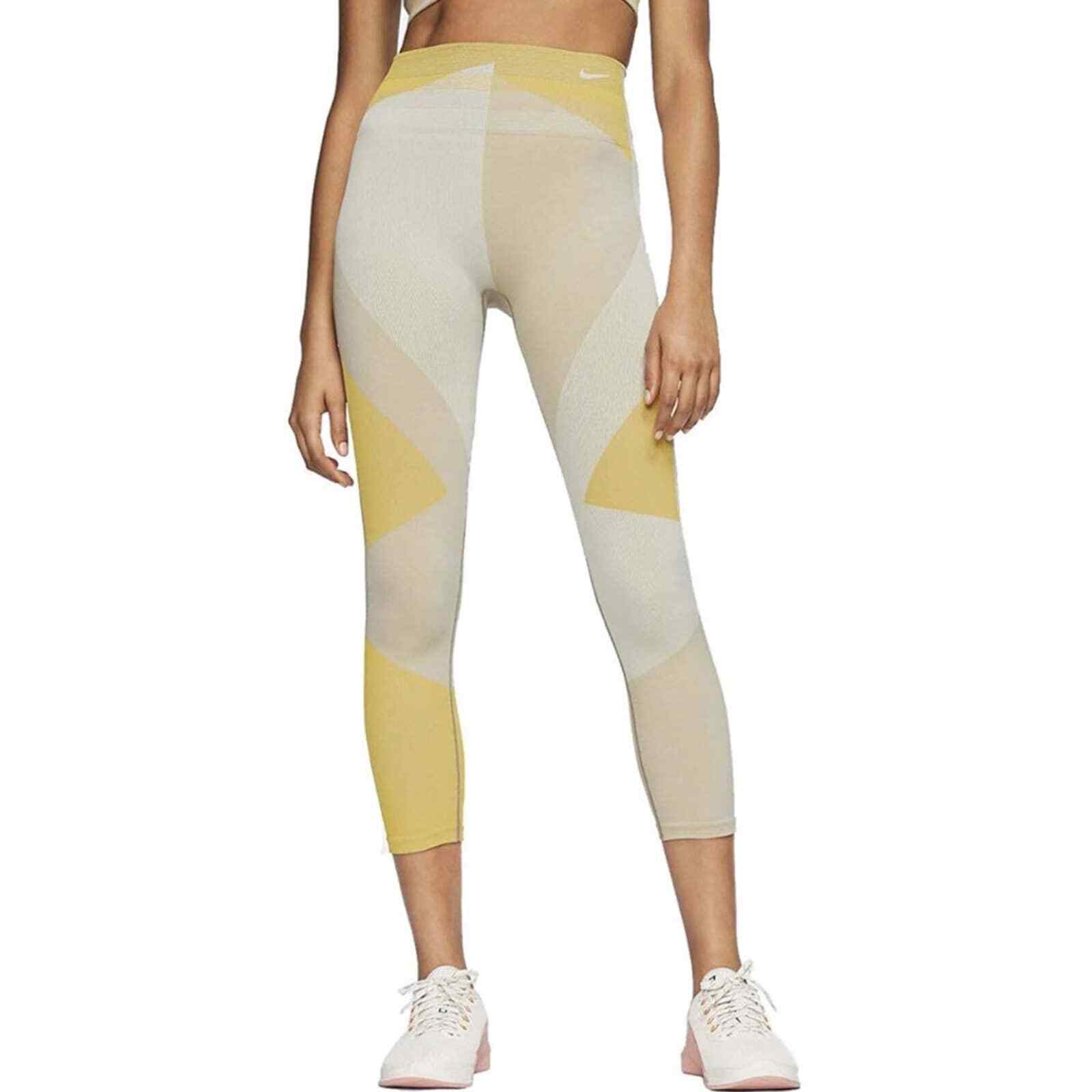 NIKE SCULPT ICON CLASH Seamless Leggings Sz M