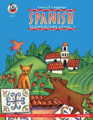 #ad Spanish Grade 1 Learn A Language Paperback GOOD $5.48