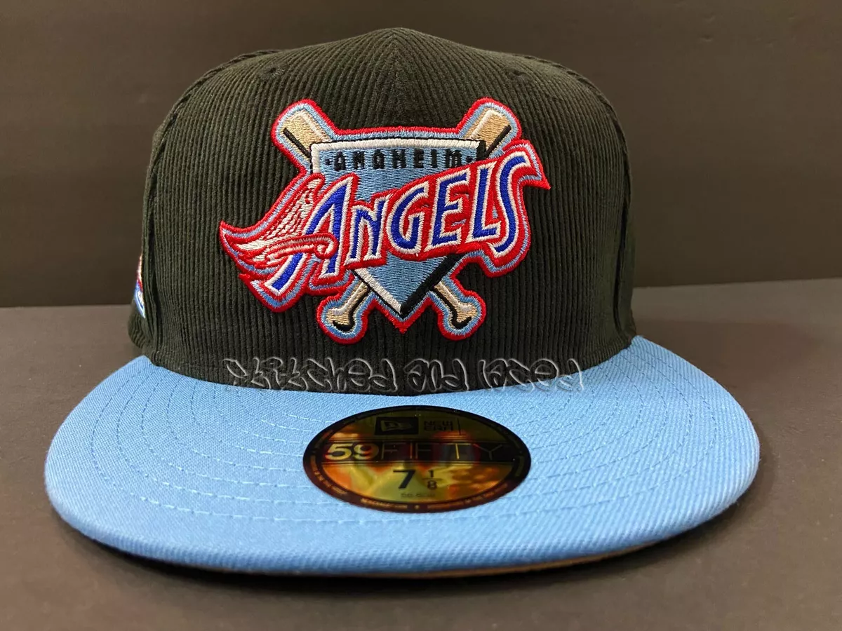 Hat Club Exclusive Anaheim Angels 2-Tone Team UV Colors New Era Fitted 7 3/4