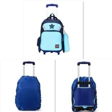 Waterproof Trolley Bag Cover 35 L School Backpack Camping Bags Outdoor Rucksack