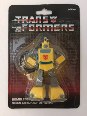 New TRANSFORMERS BUMBLBEE Keychain Bag Backpack Clip Authentic Hasbro 2019