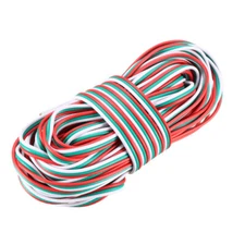 RGB Wire 22AWG 3 Pin 3 Color Extension Cable for LED Strip 33ft / 10m