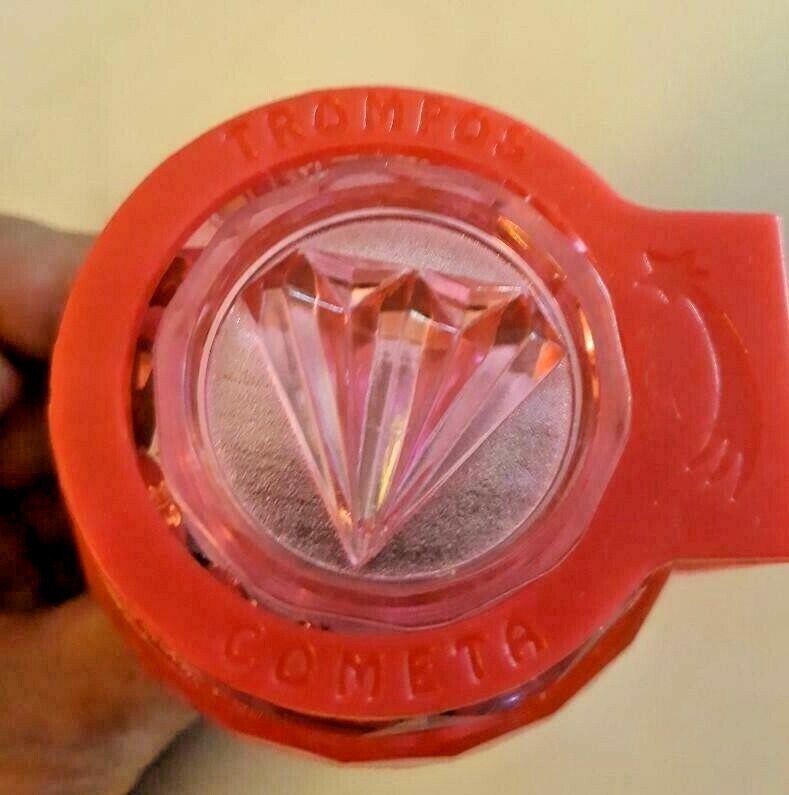 MEXICAN COMETA DIAMANTE PLASTIC TOP (TROMPO) with Holder (THREAD) PINK  ONLY