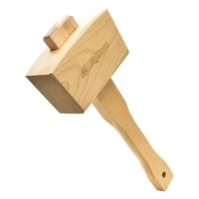 16 oz Beech Wood Carving Carpenters/Woodworking Mallet 5" (Top Head) - 26016