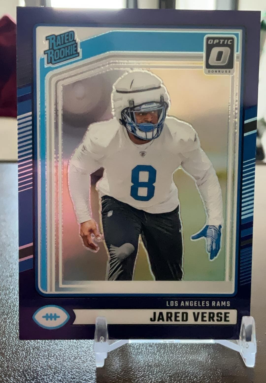 2024 JARED VERSE DONRUSS OPTIC PREVIEW ROOKIE PURPLE /50