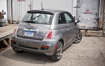 #ad UN PAINTED quot;POP STYLEquot; REAR SPOILER FOR 2012 2017 FIAT 500 SMALLER THAN ABARTH $159.77