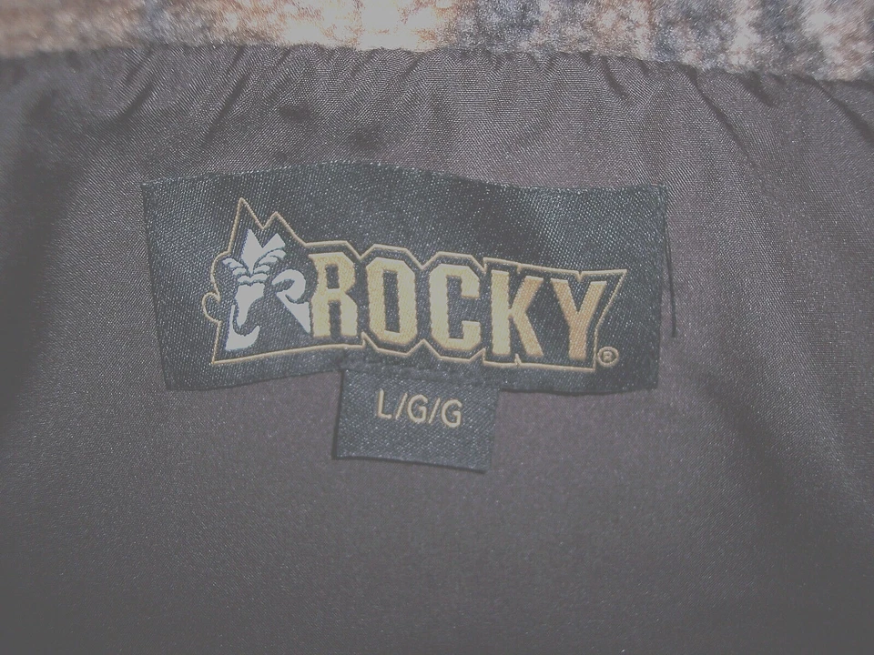 Mens Large Camo Jacket Fleece Jacket Type Camo Hunting Jacket Lined Lightweight - Image 4 of 4