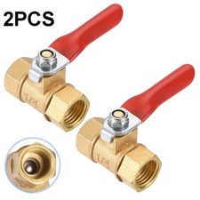 1/4" Female Female NPT Brass Ball Valve Water Moisture Air Tank Drain shut Off##