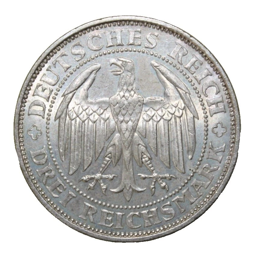 Uncertified Silver 1929 Year German Coins