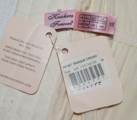 AGENT PROVOCATEUR ABBEY BASQUE CREAM NEW $990 NWT VTG Y2K 2000'S SZ 34B CORSET