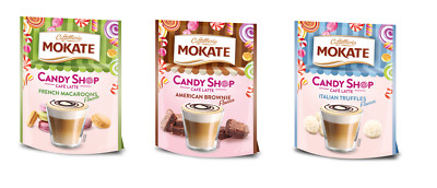 MOKATE CAPPUCCINO - CANY SHOP - CAFE LATTE - 110G - INSTANT COFFEE MILK DESSERT