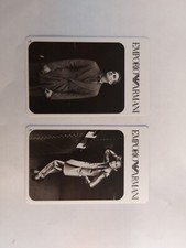 Coppia Emporio Armani PRP schede telefoniche italiane nuove Magnetizzate Perfett