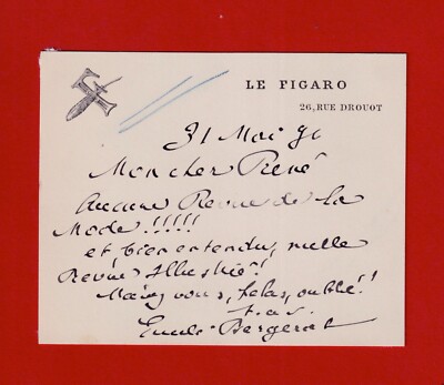 BR29#/D-L.A.S-ÉMILE BERGERAT-DICHTER-DRAMATIKER-[RENÉ BASCHET]-1890