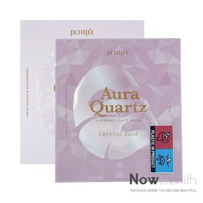 PETITFEE Aura Quartz Hydrogel Face Mask Crystal Rose 1Pack (30g x 5pcs)