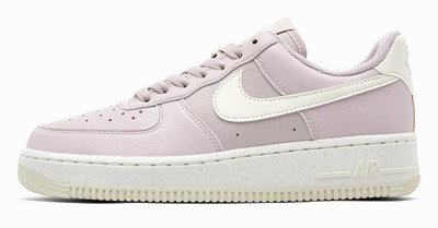 New Nike Air Force 1 '07 Athletic  Womens Sneakers Shoes Lavender White size 7.5
