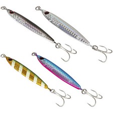 UMT Multi-Color 4 Pack 40g Vertical Casting Jig, Sea Bass, Fluke, Porgy.