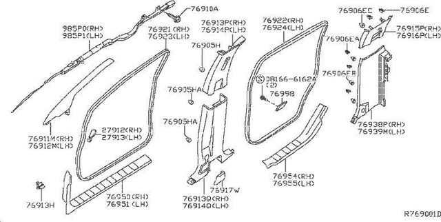 Nissan 76959 ed000