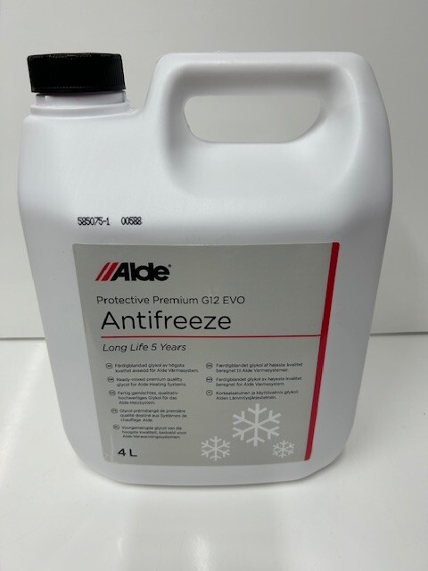 Alde Premium G12 Antifreeze Fluid Caravan Motorhome Central Heating System 4 Ltr