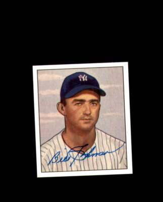 Billy Johnson Hand Signed 1950 Bowman Reprint New York Yankees Autograph