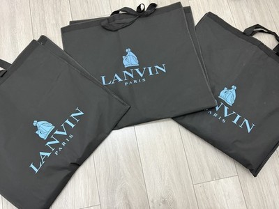 3 x Lanvin Kleideranzug Kleid Mantel Staubschutz Reisetasche mit Aufhänger