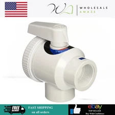 Hayward SP0735 Deluxe 4-Way Ball Valve 1-1/2" Connections • ABS Construction •