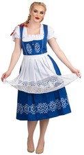 XS 2 EMBROIDERED Dirndl German Dress Oktoberfest Long Waitress Holiday Party