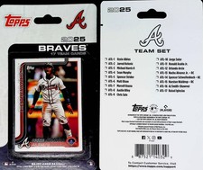 2025 Topps Retail Factory Sealed Baseball Atlanta Braves Base MLB Team Set. 17 T