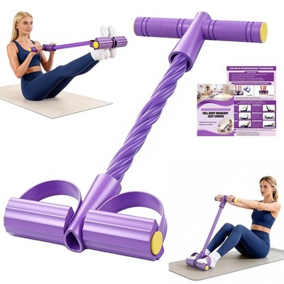 Multifunction Elastic Resistance Bands Set for Home Gym Workouts