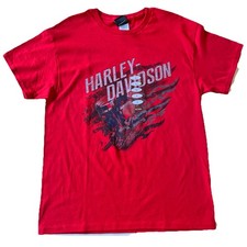 Harley Davidson VF Imagewear T-Shirt Destination Silverdale WA Large Red
