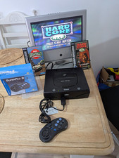 SEGA Saturn PAL MK-80200A-50 Console Black w/ SuperPad 8, Rally & 4x4