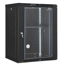 15U Wall Mount Network Cabinet, 500 lbs Max. Ground Load Capacity, Server Rack C