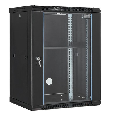 15U Wall Mount Network Cabinet, 500 lbs Max. Ground Load Capacity, Server Rack C