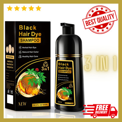**Hair Dye Shampoo 3 in 1 Hair Shampoo Instant Hair Dye Herbal Ingredients US**