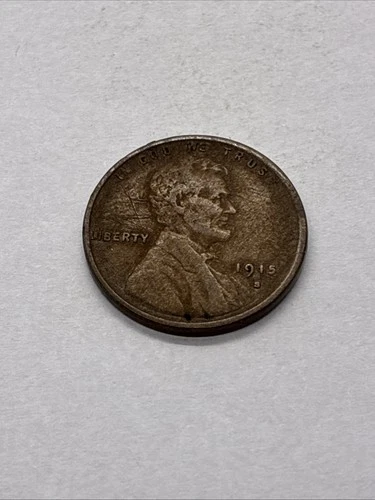 1915-S Lincoln Wheat Cent Penny 1c VF Condition Circulated San Francisco