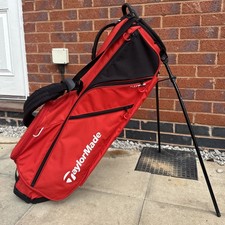 TaylorMade FlexTech Lite Stand Bag / 4-Way Divider Red/Black