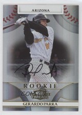 2008 Donruss Threads Rookie 835/999 Gerardo Parra #150 Auto nd3
