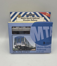 Munipals MP01-7201 Metro North Railroad Wooden Railway M7 2-car M7 Set