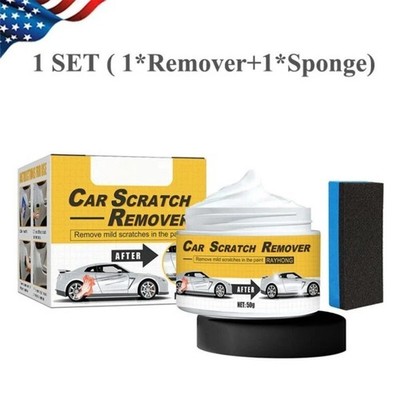 2 Packs Polishing Compound & Scratch Remover with Sponge, Car Scratch Remover-#_