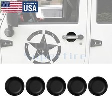 5pcs Upgraded Door Handle Bowl Decor Cover Trim For Jeep Wrangler Jk 07-2017