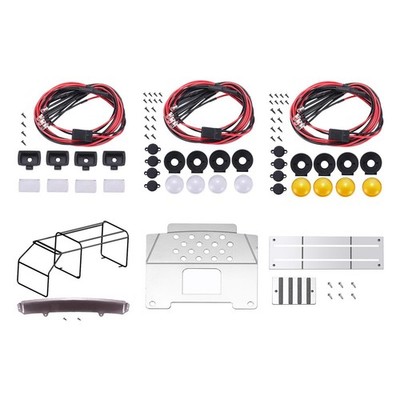 WPL D12 1/10 RC Auto Metall Roll Käfig Simulierte Dekorationen Mithelfer Diy Rc
