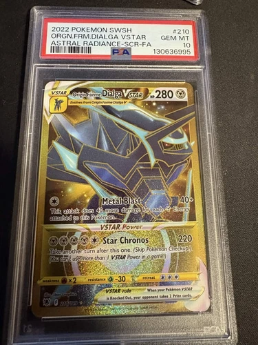 Origin Forme Dialga VSTAR - (Secret) 210/189 Swsh10: Astral Radiance Holo PSA 10