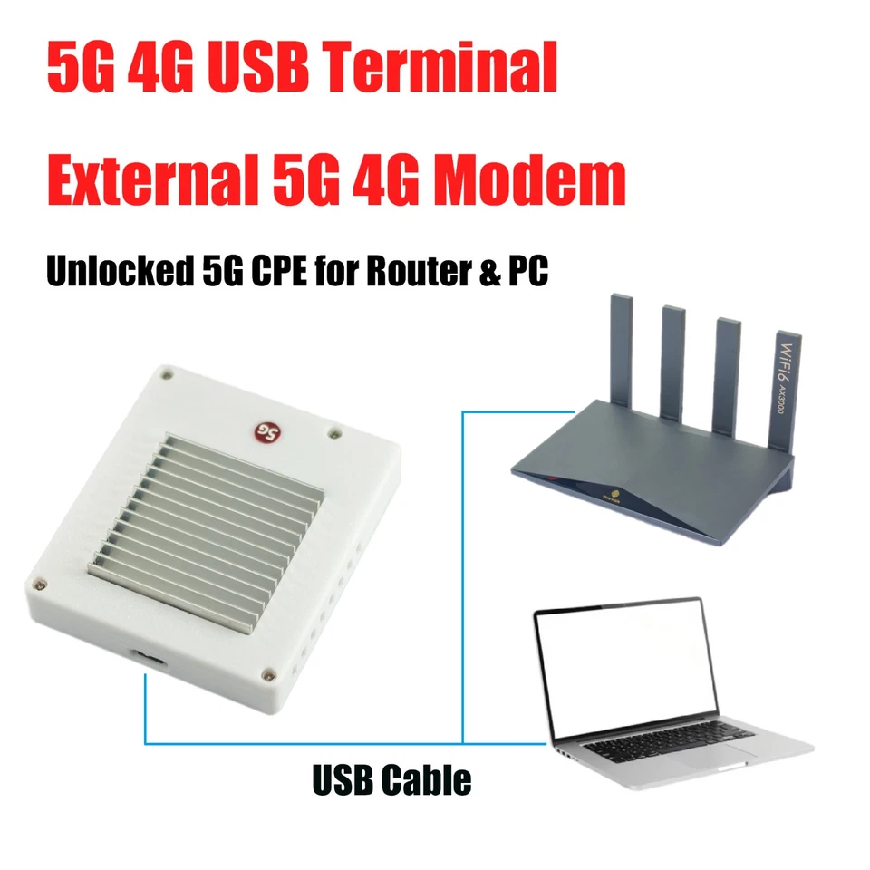 Modem dongle usb banda larga mobile 5G LTE sbloccato 500 Mbps EE/Vodafone/3/O2/BT UK - Immagine 2 di 4