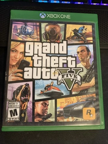Grand Theft Auto V (Xbox One, 2014) CIB Complete With Map