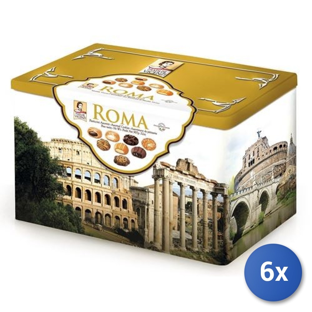 6X Multipack Vicenzi Tin Rome Gr 907 Gift
