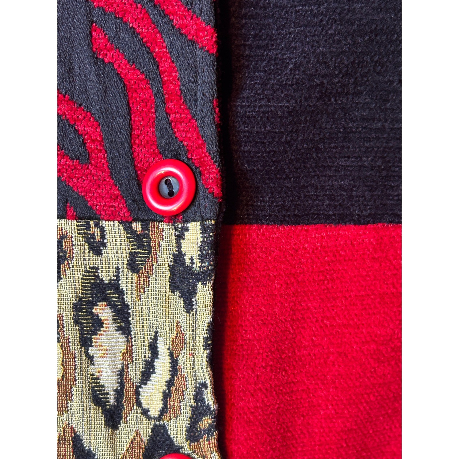 BFA Classics Patchwork Animal Print Blazer Jacket… - image 5